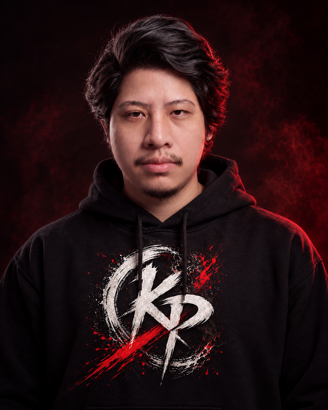 Ko Pyae wearing his KP hoodie